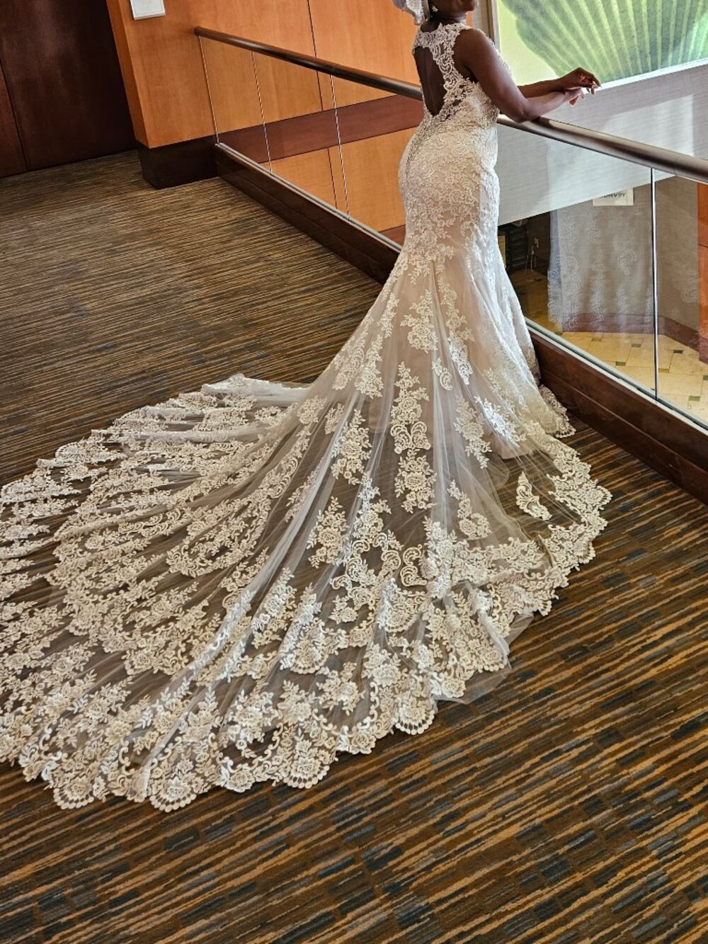 Kitty Chen Candice K1632 Wedding Dress – Size 14SP – Ivory/Champagne